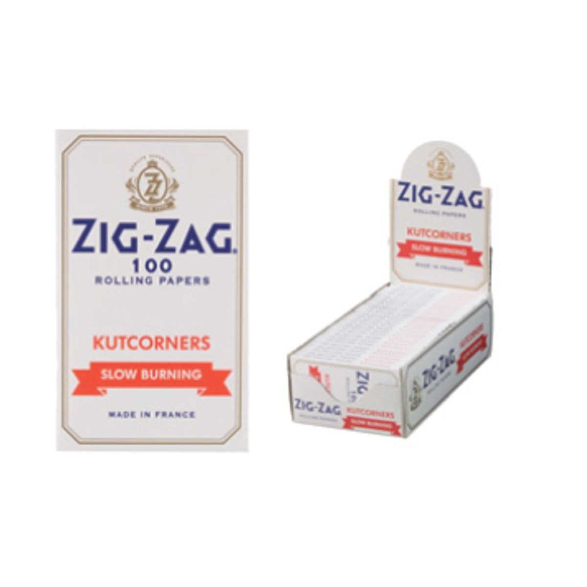 ZIG-ZAG 白色双张卷纸